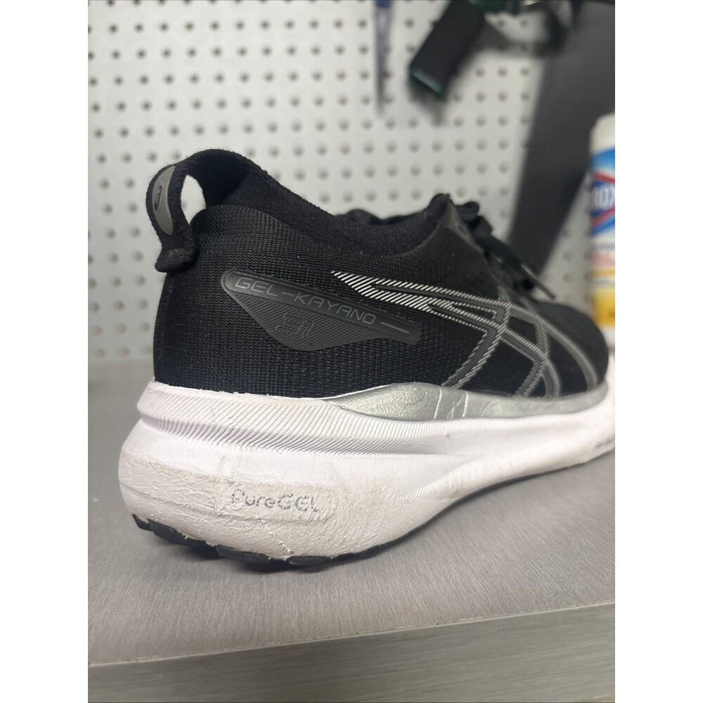 Asics Gel Kayano 31 Shoes Womens Sz 6 Black White Running Sneakers 1012B670 - Picture 10 of 16